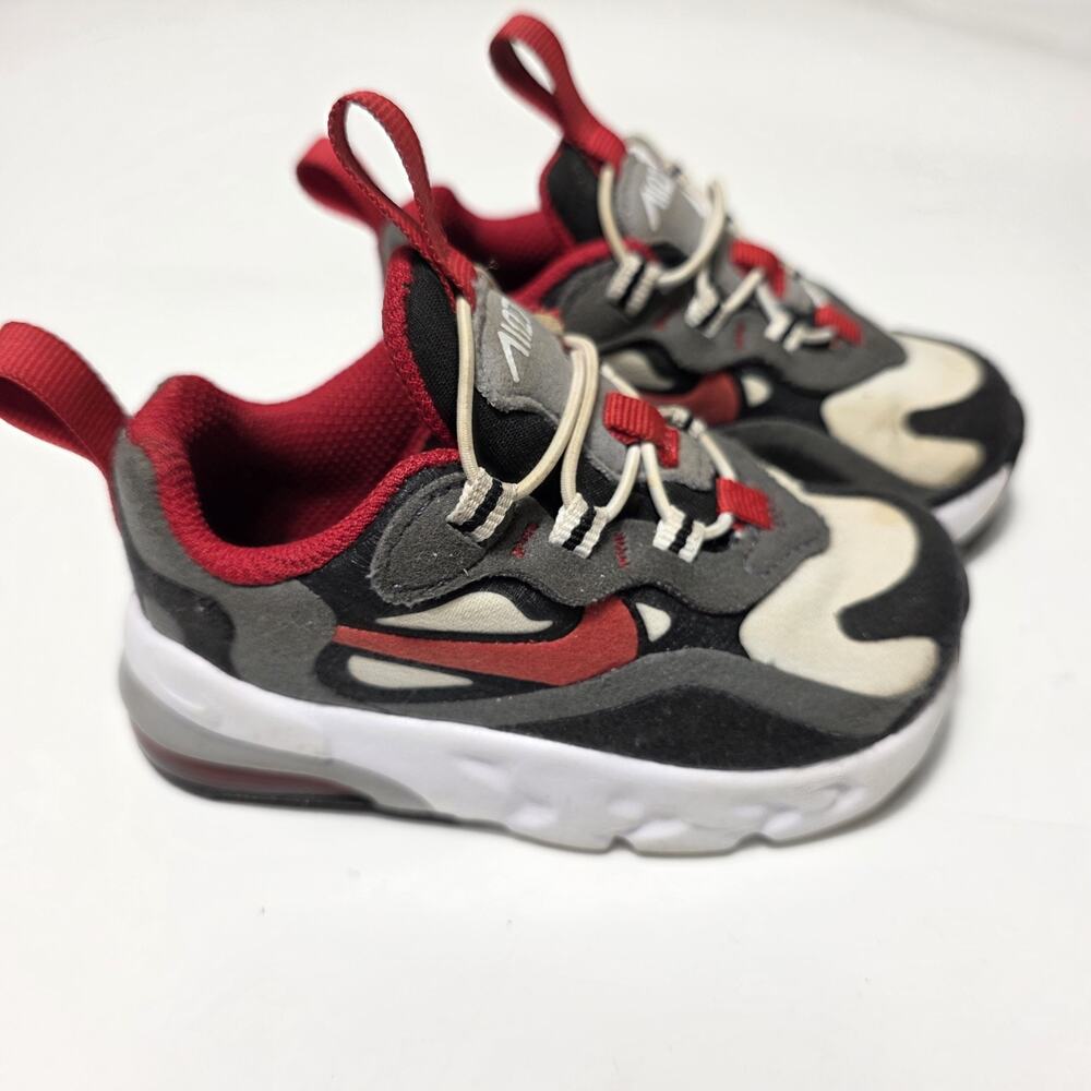 Nike Air Max 270 React TD University Red Unisex Sneakers Size 5C - CD2654-011